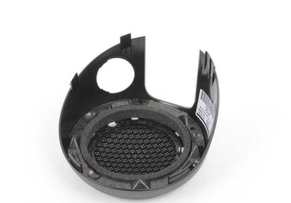 Tapa rejilla altavoz izquierda color plata OEM 51412753691 para MINI R55, R56, R57, R58, R59. Original MINI.