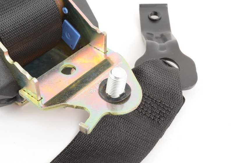 Cinturón de seguridad delantero izquierdo con limitador de fuerza OEM 72118200845 para BMW E36. Original BMW.