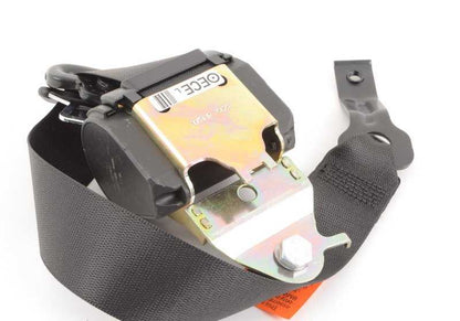 Cinturón de seguridad delantero izquierdo con limitador de fuerza OEM 72118200845 para BMW E36. Original BMW.