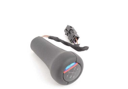 Leather change knob with lighting OEM 25112230899 for BMW E30. Original BMW.
