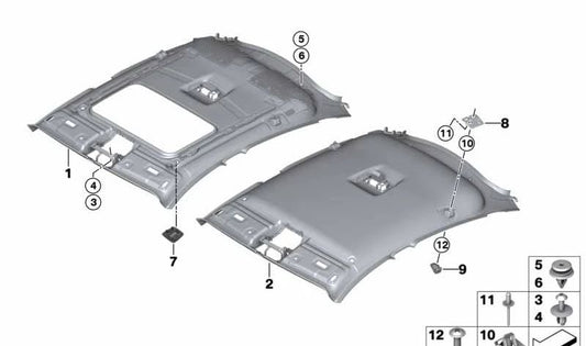 Cabech für Kleidung für BMW X4 F26 (OEM 51167389259). Original BMW.