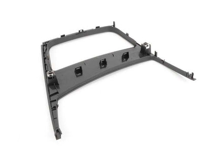 Tapa cenicero y compartimento en negro mate OEM 51168051990 para BMW E82. Original BMW.