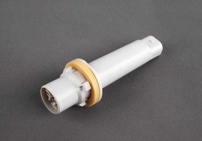 Portalámparas intermitente blanco OEM 63126934758 para BMW E46. Repuesto original BMW.