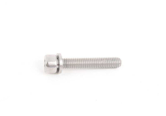 Screw with M6X35 washer OEM 07129905538 for BMW E90, E92, E93, E60, E61, E63, E64. Original BMW.
