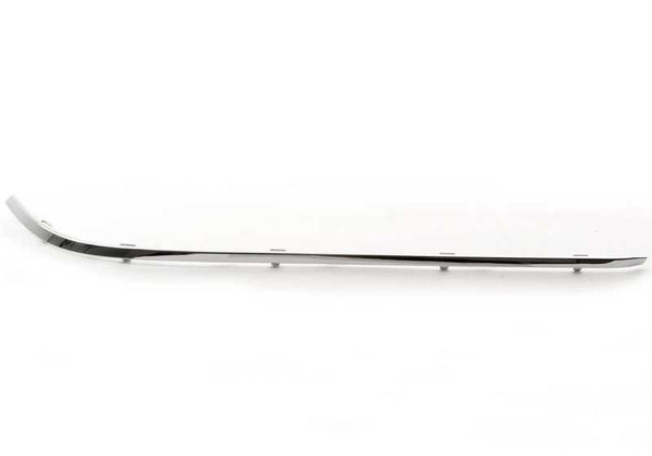 Paramento para moldura de paragolpes derecho Chromeline OEM 51127135588 para BMW Serie 7 E65, E66, E67. Original BMW.