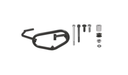 Soporte para bolsa lateral derecha OEM 77405A0ECF0 para motos BMW G 310 GS (K02, 2017-2025), compatible con Adventure, Black y Urban Collection. Original BMW Motorrad.