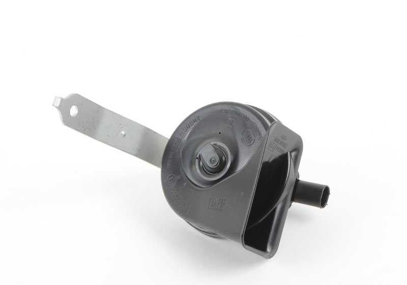 Claxon agudo OEM 61336968442 para BMW E65, E66. Recambio original BMW.