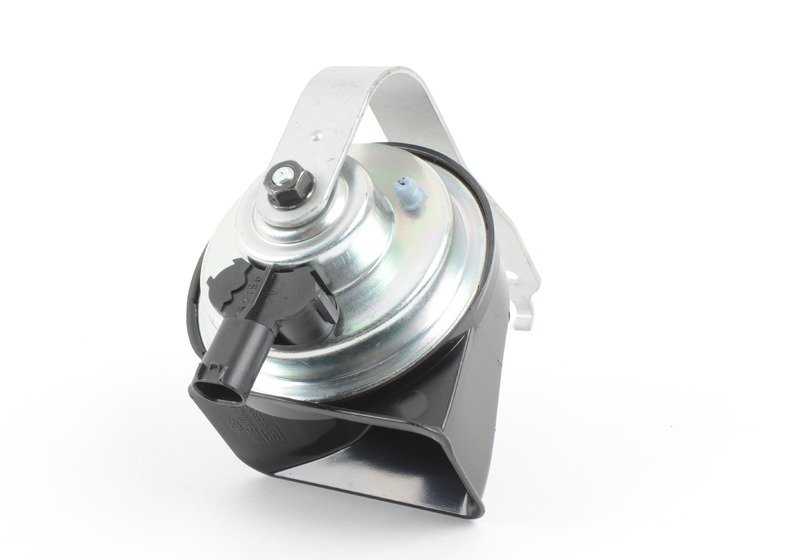 Claxon agudo OEM 61336968442 para BMW E65, E66. Recambio original BMW.