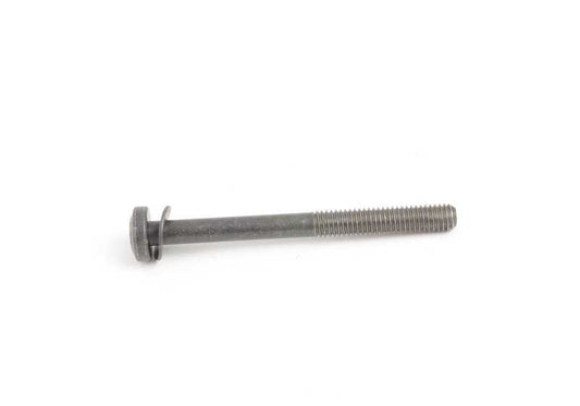 Cylinder head screw for BMW 3 Series E30, 5 Series E28, E34, 6 Series E24, 7 Series E23, E32, 8 Series E31 (OEM 24341215492). Original BMW.