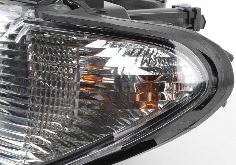 Faro delantero izquierdo, intermitente blanco para BMW Serie 3 E46 (OEM 63127165907). Original BMW