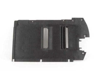 Protector cubre bajos central OEM 51757213668 para BMW F25, F26. Original BMW.