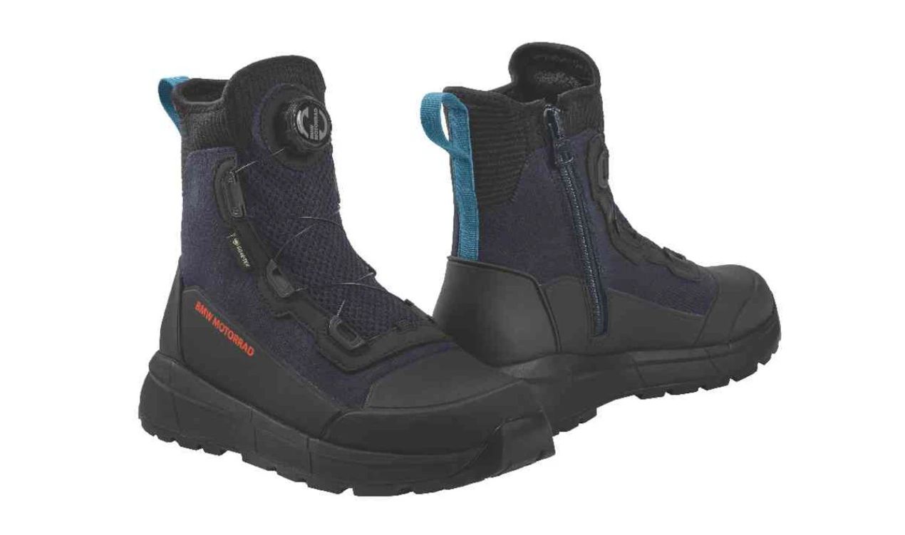 Sapatos à prova d'água GS KAWIR GORE-TEX OEM 76225B3D617 para BMW Motorrad. Compatível com todos os modelos BMW Motorrad. Calçados técnicos originais BMW Motorrad resistente à água e uso diário.