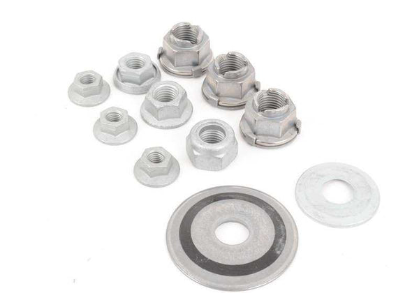 Kit de reparación soporte amortiguador OEM 31352348005 para BMW E60, E61, E63, E64. Original BMW.