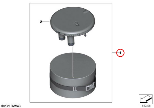 Kit de réparation de pneus OEM 71105B4B027 pour BMW Série 3, Série 5, X1, X3... et plus encore. Véritable BMW.