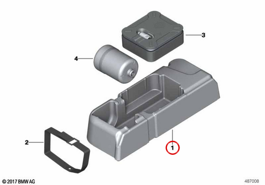 Système de mobilité OEM 71106873442 pour BMW G01, F97, G02, F98. BMW d'origine.