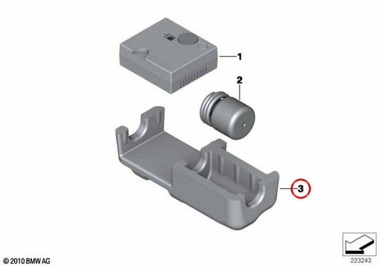 Mobilitätssystem OEM 71108052716 Support -Tablett für BMW F06, F12, F13. Original BMW.