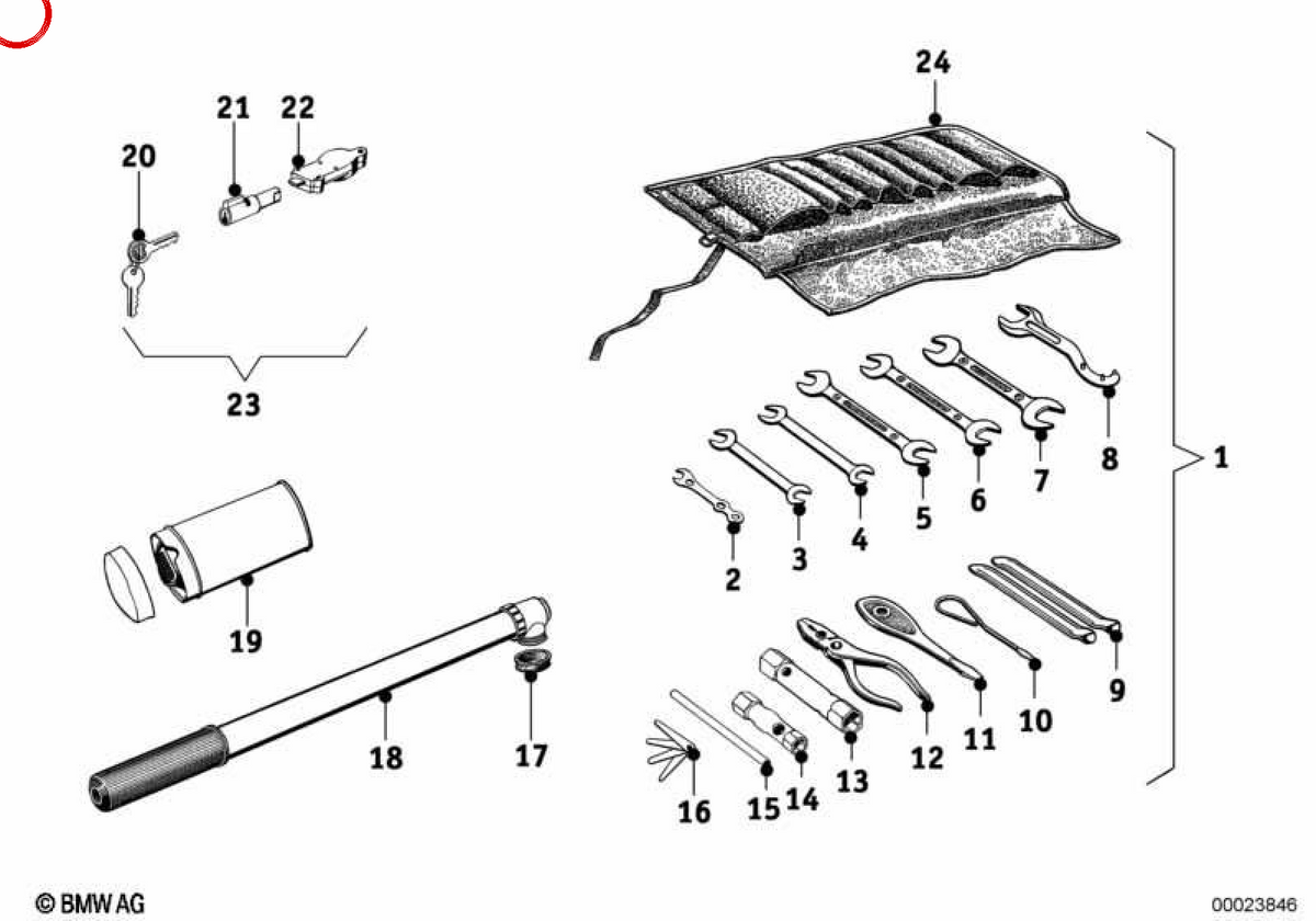 SET STRUMENTO SPUCCO OEM 71110005317 per BMW E30, E34, E36, E38, E39, E46, E60, E61, E65, E66, E70, E71, E83, E85, E90, E91, E92, E93, F01, F02, F10, F11. BMW originale.
