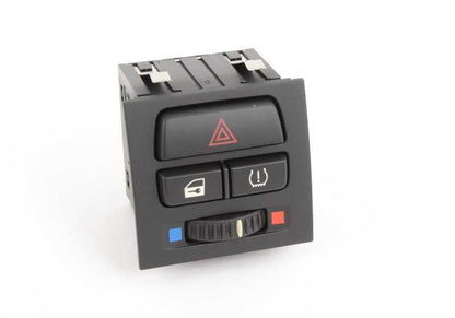 Emergency light switch / centralized lock / Pneumatic pressure sensors OEM 61319132423 For BMW E90, E90N, E92, E92N, E93, E93N. Original BMW.