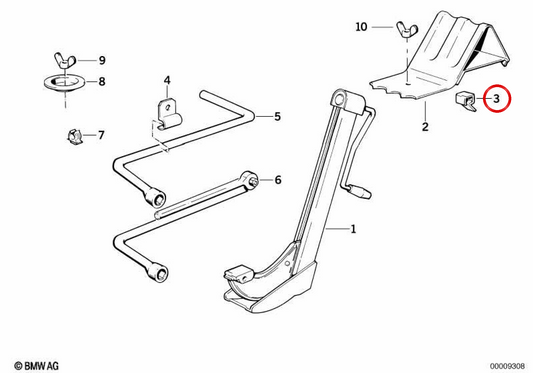 OEM Correa Tentender 71121179125 pour BMW E32. BMW d'origine.