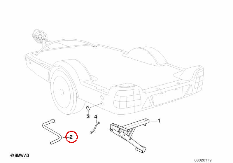 CLAIVE OEM 71121179953 for BMW E82, E88, E30, E36, E46, E90, E60, F10, E24, E63, E38, F01, X5 E53, Z3 ... and more. Original BMW.