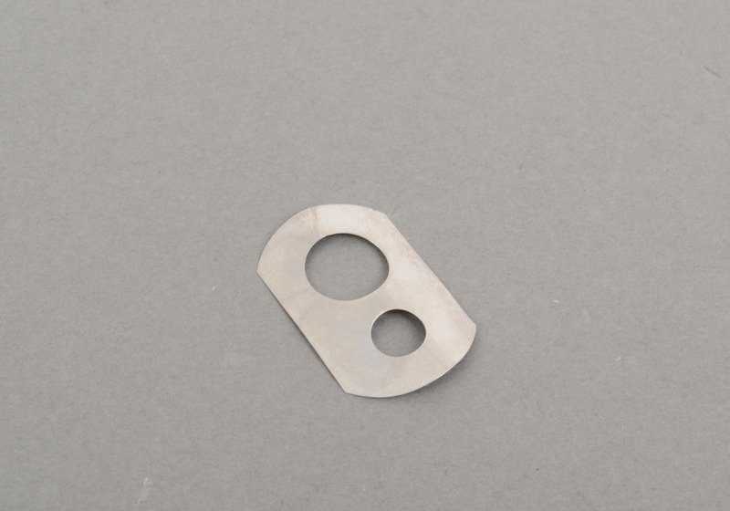 Chapa distanciadora 0,1 mm OEM 11411250521 para BMW E12, E28, E24, E23, 2500-3.3Li, 2.5CS-3.0CSL… y más. Original BMW.