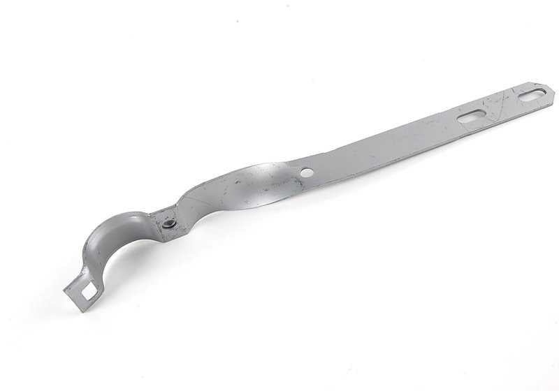 Soporte de escape OEM 18311728235 para BMW E36, E39, Z3. Compatible con modelos 320i con motor M50 y M52. Ideal para fijación del sistema de escape. Pieza original BMW.