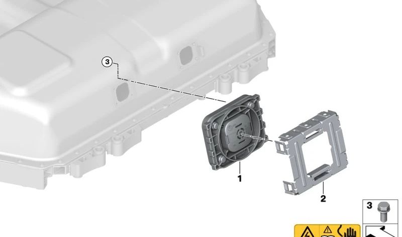 Tapa protectora OEM 61278838282 para BMW i20 M60, iX xDrive 50 y xDrive 40. Compatible con modelos desde 2021 hasta 2025. Original BMW.