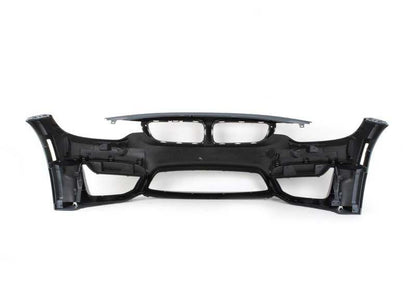 Front Primed Bumper Cover for BMW 3 Series F80, 4 Series F82 (OEM 51118058822). Original BMW