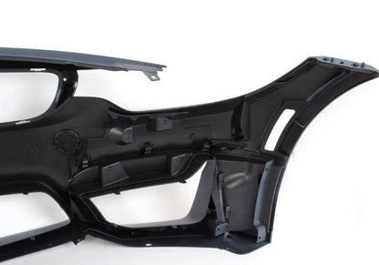 Front Primed Bumper Cover for BMW 3 Series F80, 4 Series F82 (OEM 51118058822). Original BMW