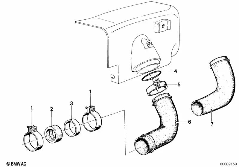 Bague d'étanchéité OEM 13721260342 pour BMW Motorrad R90S (1973-1976). BMW Motorrad d'origine.