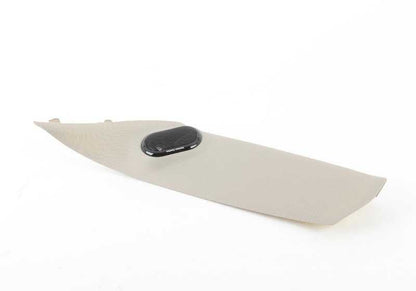 Moldura montante A HiFi izquierda OEM 51437408005 para MINI F55, F55 LCI. Color SATELLITE GREY. Original MINI.