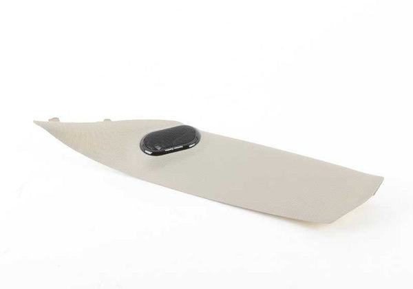 Moldura montante A HiFi izquierda OEM 51437408005 para MINI F55, F55 LCI. Color SATELLITE GREY. Original MINI.