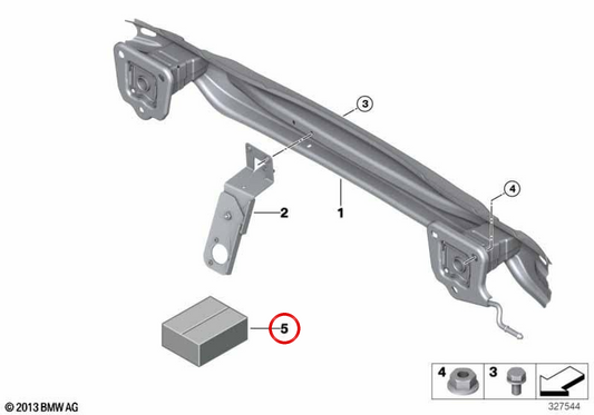 Electrical component installation kit 71602162442 for BMW E84. Original BMW.