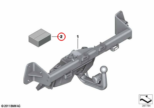Kit di retrofit elettrico OEM 71602296995 per BMW Serie 3 F30, F31, F34 GT e Serie 4 F32, F33. BMW originale.