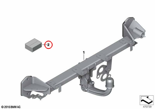 Kit d'adaptation électrique pour BMW G20, G21, G22, G23. BMW d'origine.