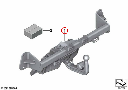 OEM de reboque de rotação elétrica 71606883983 para BMW 3 'F30, F31, 4' F32, F33, F36 ... e muito mais. BMW original.