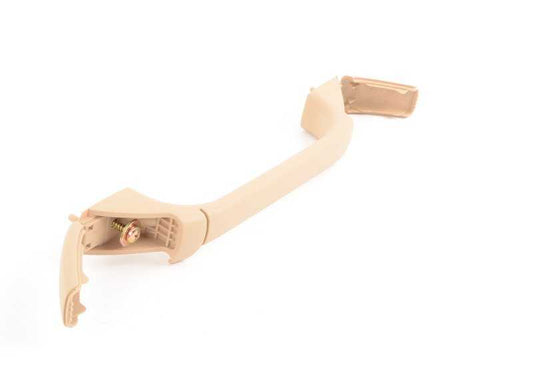 Agarradero trasero izquierdo beige OEM 51168203985 para BMW Serie 3 E36. Original BMW.