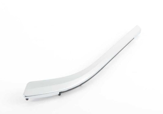 Moldura trasera derecha perlada cromada OEM 51437389772 para BMW F32, F32N, F33, F33N, F82, F83, F83N. Pieza original BMW.