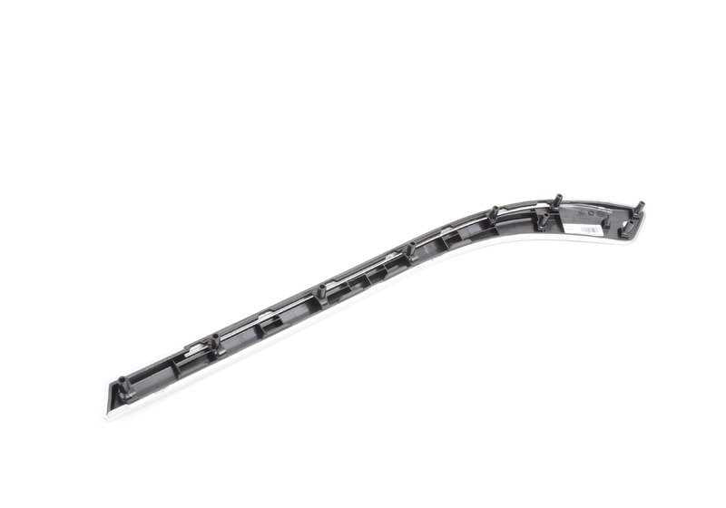 Moldura decorativa trasera izquierda OEM 51437389771 para BMW F32, F33, F82, F83. Original BMW.
