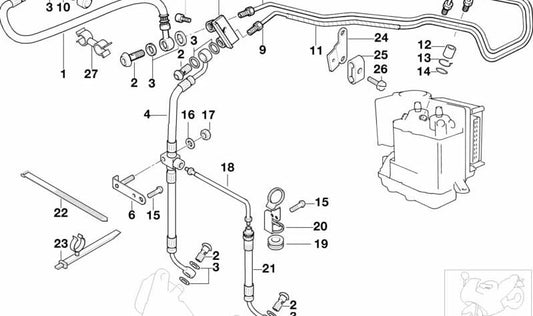 Pieza de distribución OEM 34322330717 para motos BMW R1200GS, R1150GS, R1100RT... y más. Original BMW Motorrad.