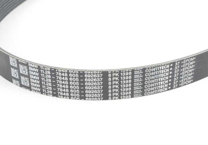 Poly V belt for BMW F87N, F80, F80N, F82, F83 (OEM 11287848605). Genuine BMW