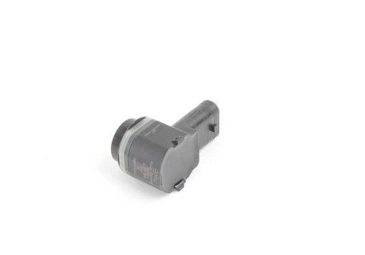 Sensor de aparcamiento (PDC) OEM 66209270500 para BMW X3 E83 (modelos 1.8d, 2.0d, 2.0i, 2.0sd). Conector recto ultrasónico negro. Original BMW.