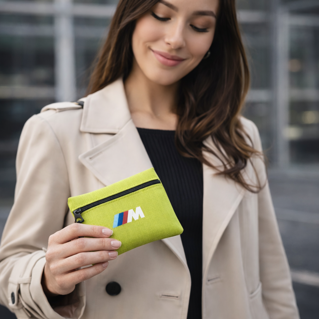 BMW M Small Zip Wallet – Kompakte Geldbörse/Organizer (4 Farben)