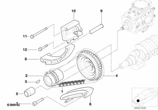 NATTO ESONALI PER BMW E46, E39 (OEM 13522246819). BMW originale.