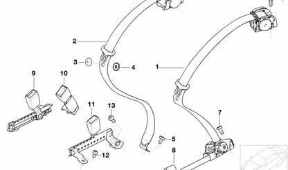 Tuerca hexagonal OEM 07129904865 para BMW {F87, F87N, G87, E21, E30, E36, E46, E90, E90N, F30, F30N, F34, F34N, F35, F35N, F80, F80N, G80, G80N, G81, G81N, F82, F82N, F83, F83N, G82, G82N, G83, G83N, E28, E34, E39, E60, E60N, E61, E61N, F07, F07N, F1