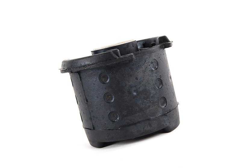 Goma de soporte delantera izquierda para BMW E46, E83, E83N (OEM 33316770783). Original BMW.