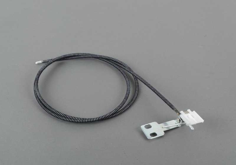 Guía izquierda del techo corredizo OEM 54121801433 para BMW E12. Pieza original BMW.