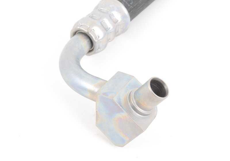 Tubería de refrigeración de aceite de transmisión OEM 17222283582 para BMW E90, E92, E93. Original BMW.
