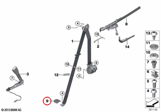 Evelolecedora Cover OEM 72117376772 per BMW F87, F32, F82. BMW originale.