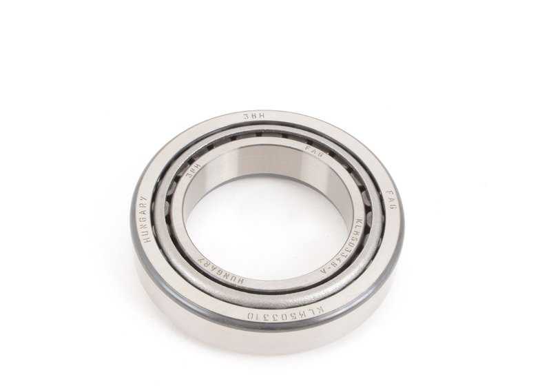 Rodamiento cónico OEM 33131204568 para BMW E12, E23, E24, E28, E30, E32, E34, E36, E38, Z1, Z3. Compatible con múltiples modelos y transmisiones. Original BMW.
